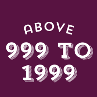 Above 999 to 1999